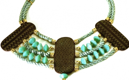 Hakata Harmony necklace in brass