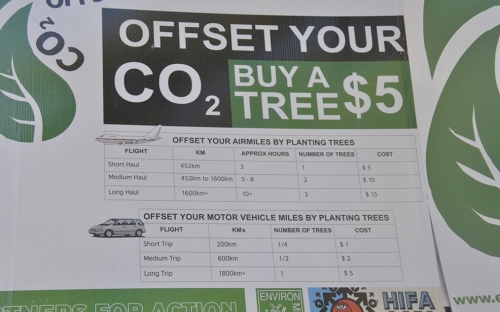Offset your CO2 by buying a tree
