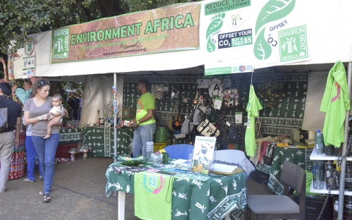 Environment Africa stall at HIFA