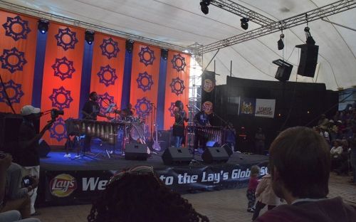 Netsayi on stage at HIFA