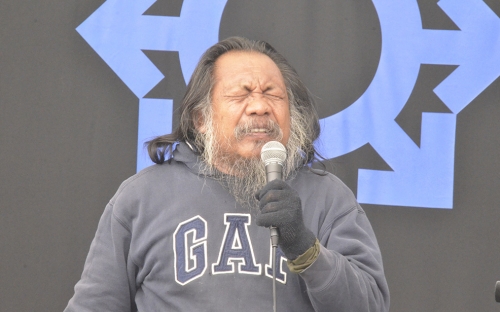 A poet from Indonesia at HIFA, Zimbabwe