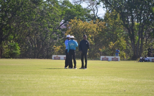 The Umpires have a chat