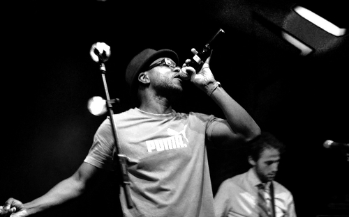 Zubz  on stage at HIFA 21012