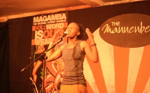 Lungile Lethola South Africa at Shoko Poetry Slam Express