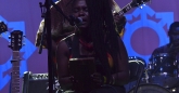 Busi Ncube on stage at HIFA