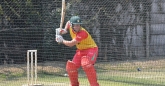 Charles Coventary in the nets