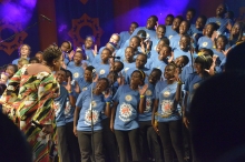 Pastor Chantel Wright and the HIFA Young People’s Gospel Ensemble