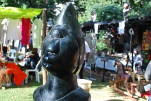 Shona Stone sculpture in the Global quarter