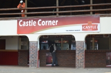 Empty bar behind Castle Corner, a sure sign of the times!
