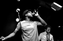 Zubz  on stage at HIFA 21012
